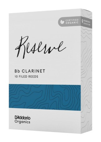 Hlavní obrázek Bb klarinet D'ADDARIO ODCR1025 Organic Reserve Bb Clarinet Reeds 2.5 - 10 Pack