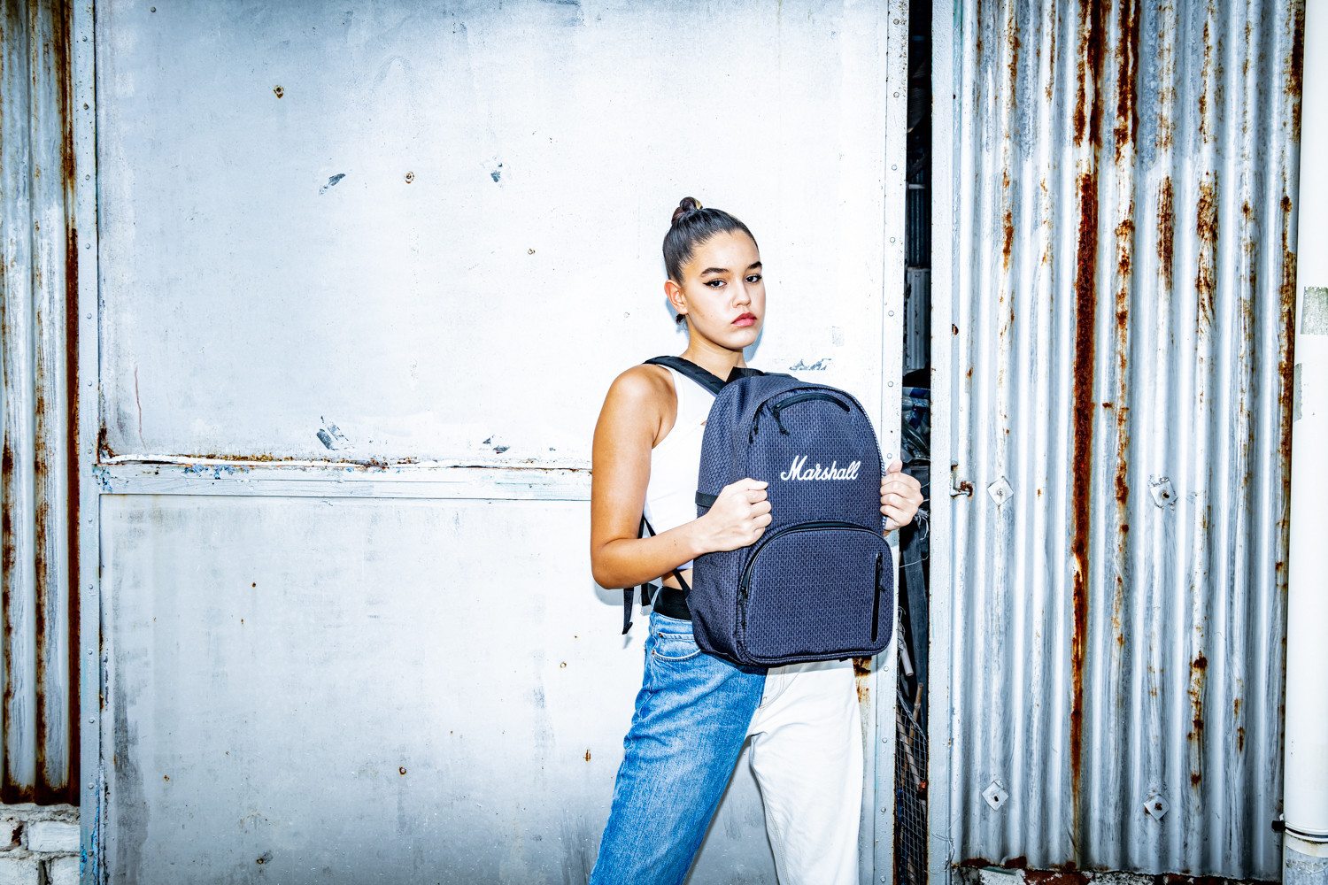 Galerijní obrázek č.9 Batohy MARSHALL Underground Backpack Black/White