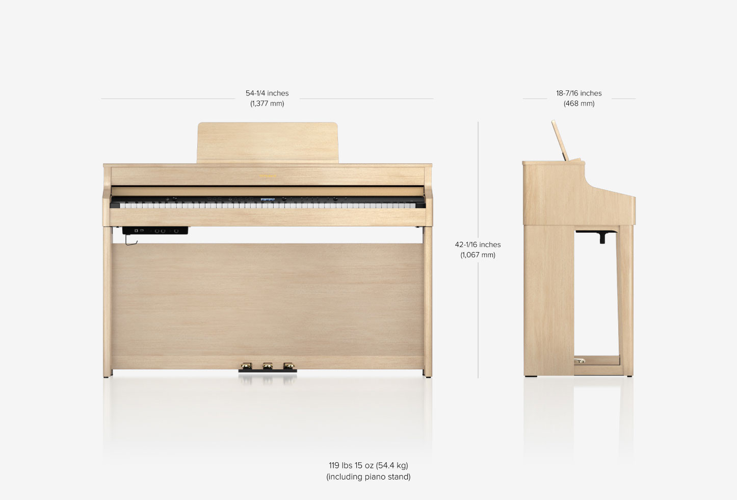 Galerijní obrázek č.2 Digitální piana ROLAND HP702 DR