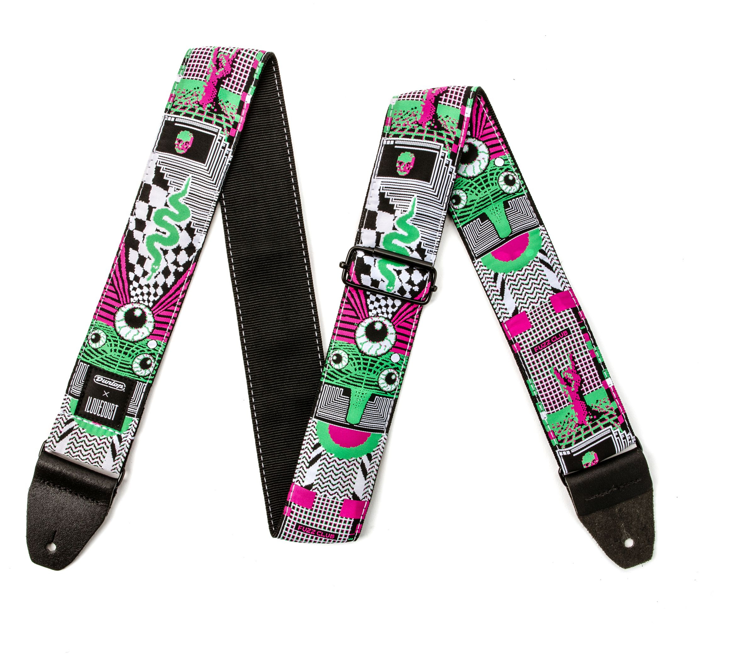 Galerijní obrázek č.1 Nylonové/textilní DUNLOP ILOVEDUST Mnemonic Fuzz Strap
