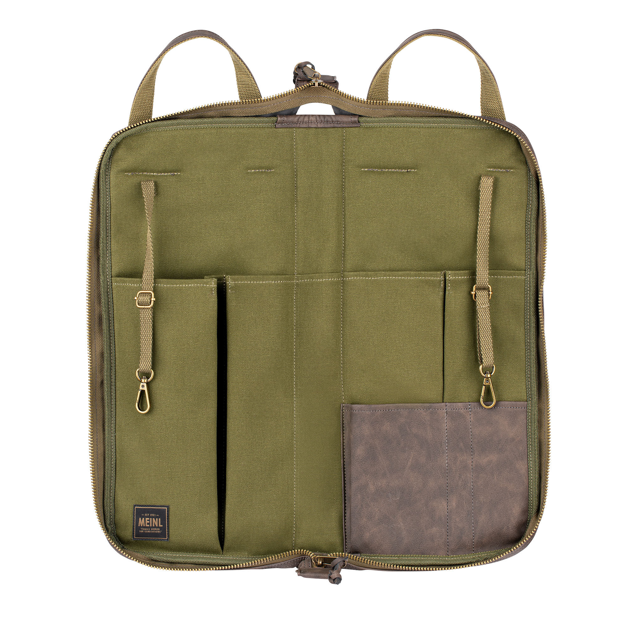 Galerijní obrázek č.2 Obaly na paličky MEINL MVHSDB Vintage Hyde Stick Bag - Dark Brown