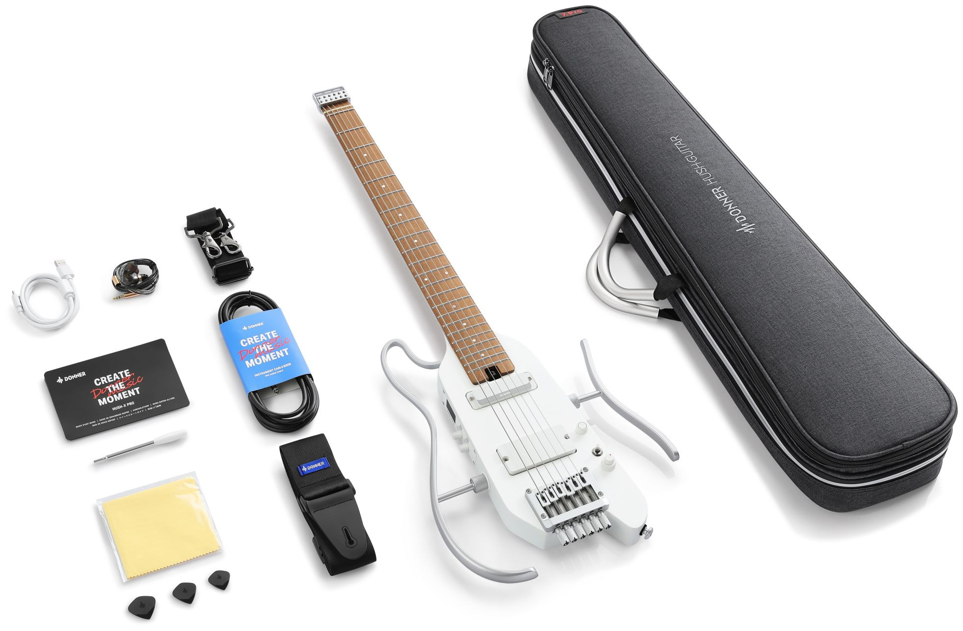 Hlavní obrázek Elektrické sety DONNER HUSH-X Pro - White
