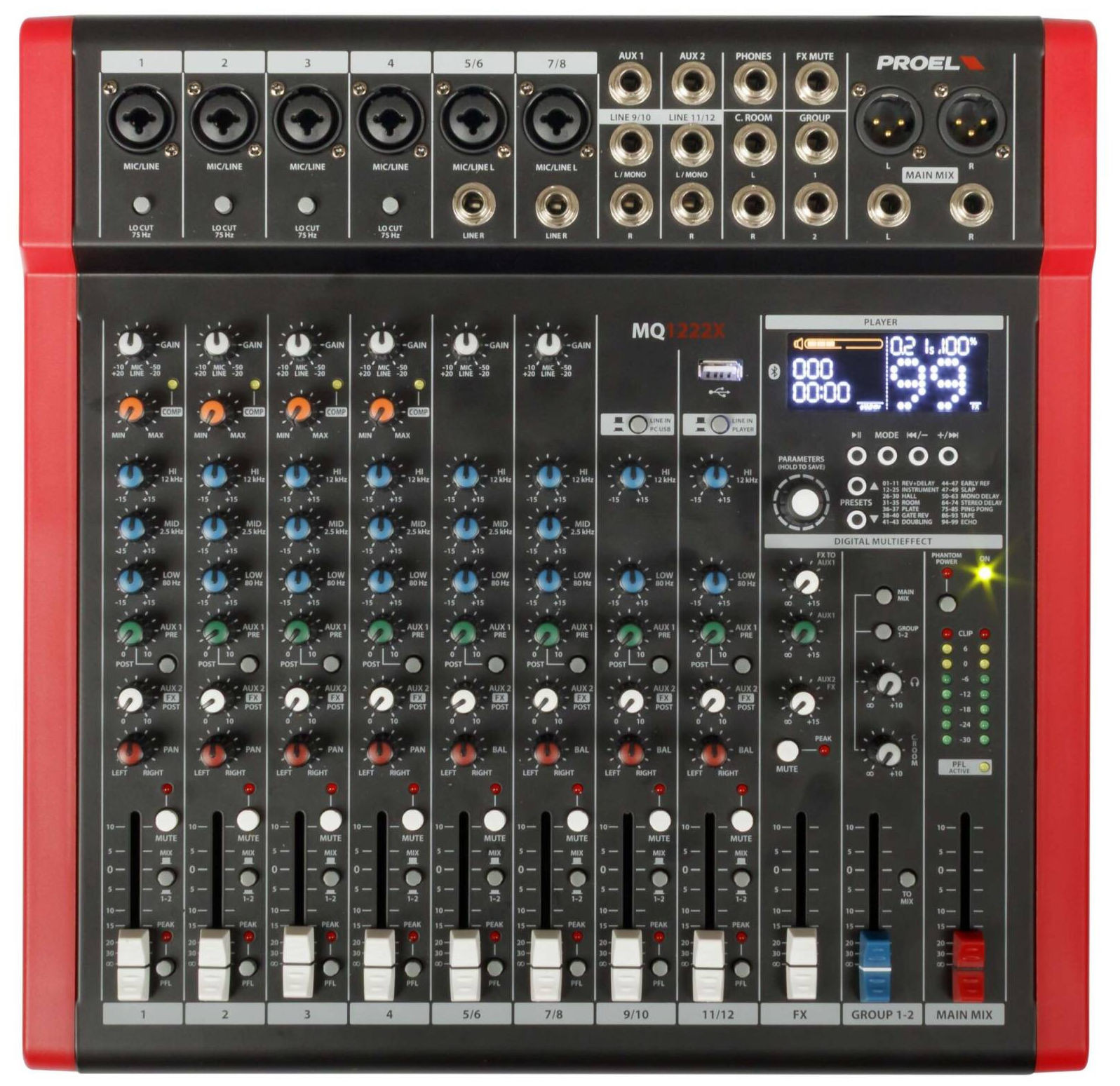 Hlavní obrázek Mixážní pulty s efektem PROEL MQ1642X