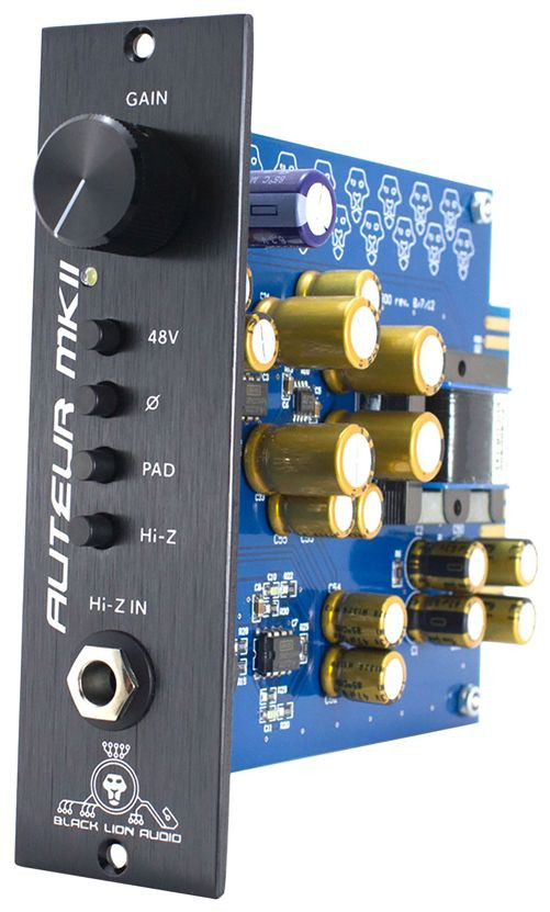 Galerijní obrázek č.1 API 500 a RackPack předzesilovače BLACK LION AUDIO Auteur mkII 500