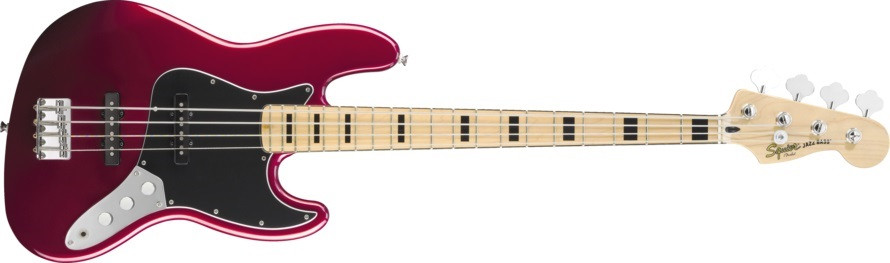 Hlavní obrázek JB modely FENDER SQUIER Vintage Modified Jazz Bass '70s, Maple Fingerboard - Candy Apple Red