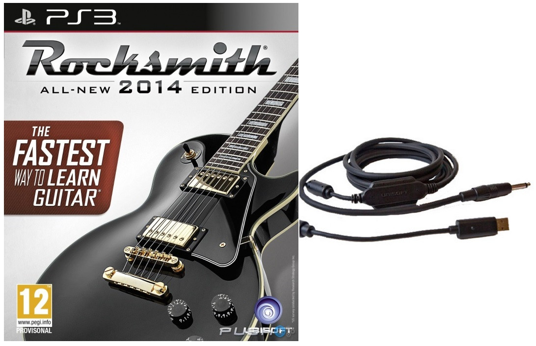 Hlavní obrázek Software pro kytary a baskytary ROCKSMITH 2014 PS3 + Real Tone kabel