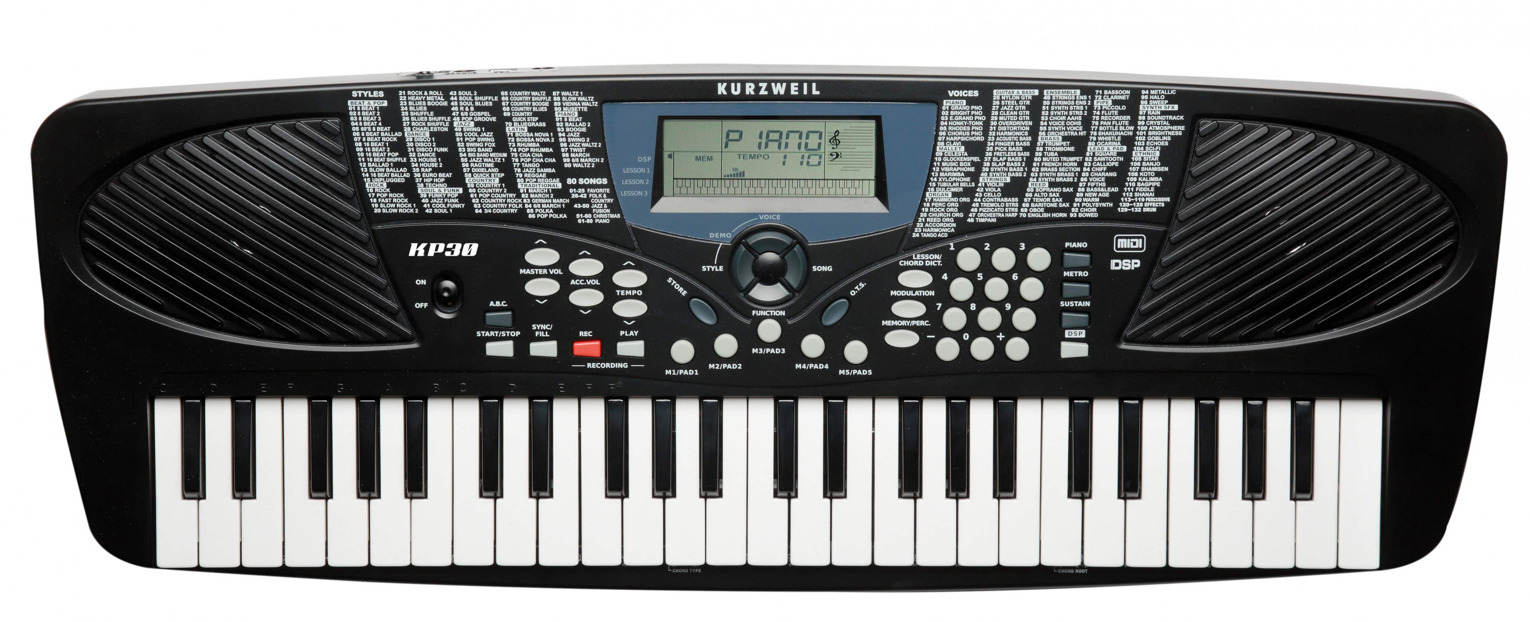 Hlavní obrázek Keyboardy bez dynamiky KURZWEIL KP30