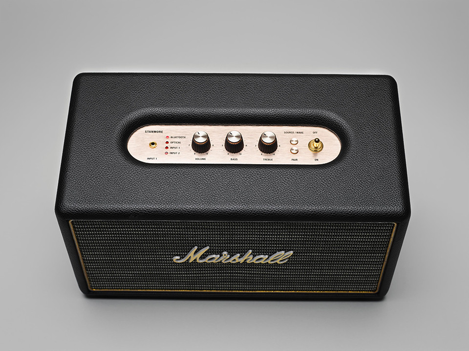 Galerijní obrázek č.1 Mobilní a bateriově napájené reproboxy MARSHALL Stanmore Black