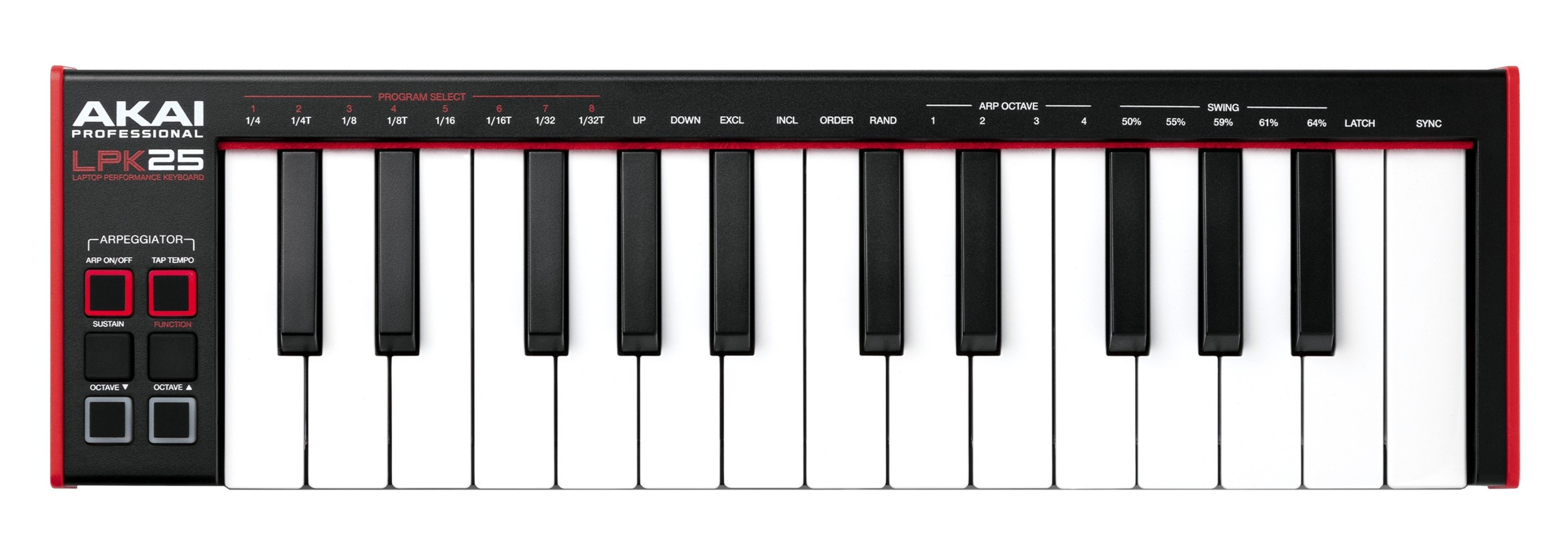 Hlavní obrázek MIDI keyboardy AKAI LPK25 MKII