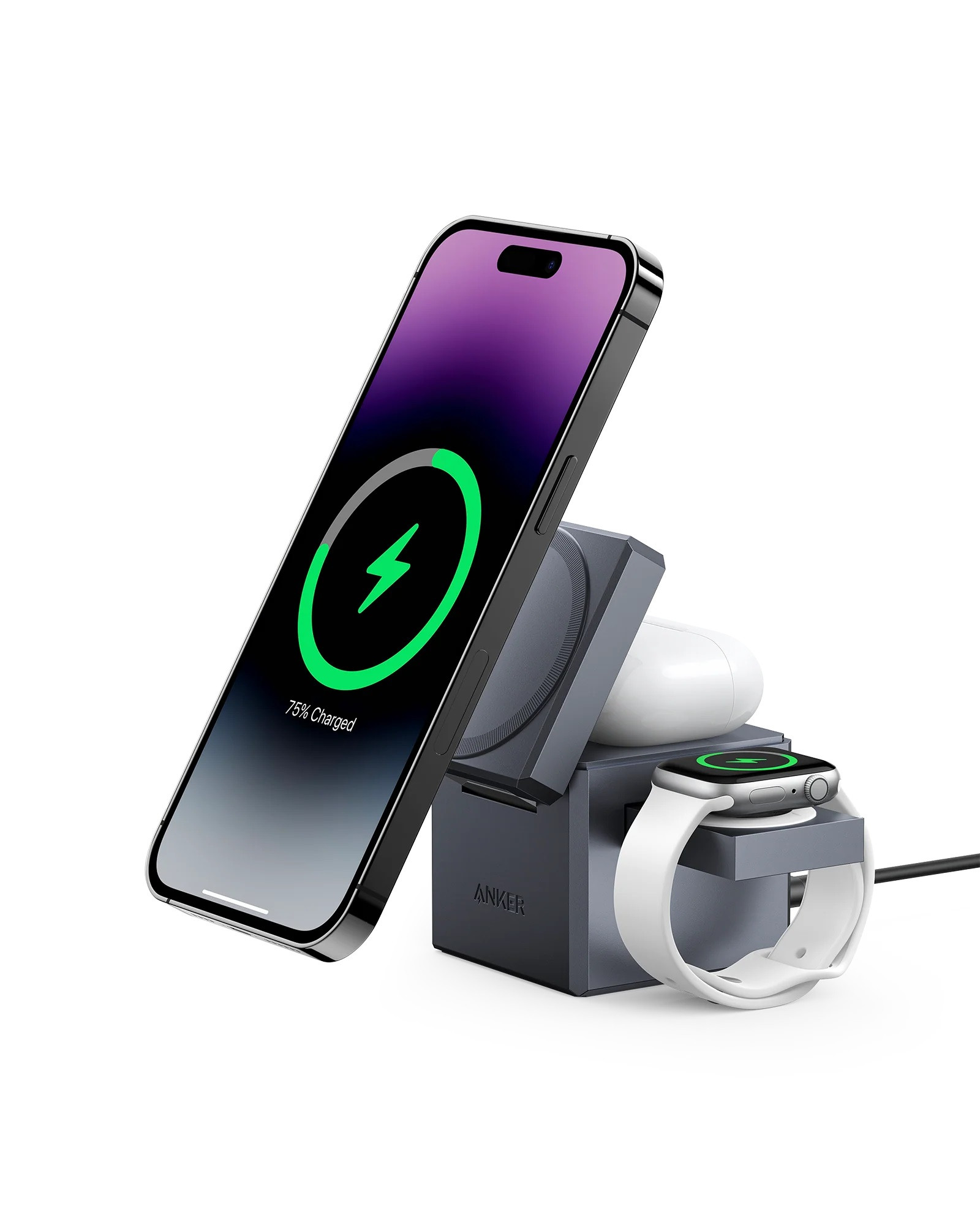 Galerijní obrázek č.6 Powerbanky a nabíječky ANKER 3 in 1 Cube MagGo