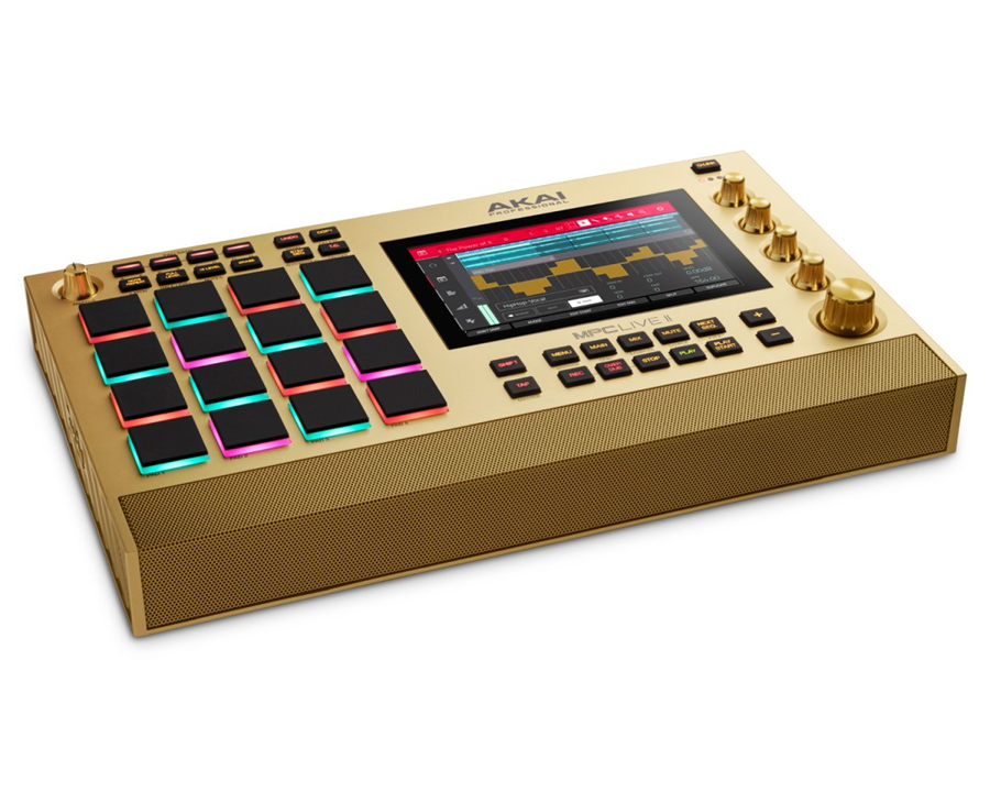 Galerijní obrázek č.1 MIDI kontrolery AKAI MPC Live II Gold
