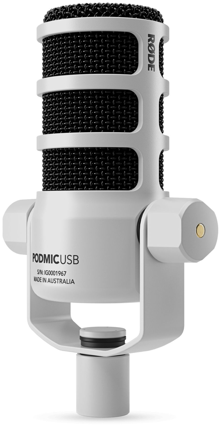 Galerijní obrázek č.3 Mikrofony pro rozhlasové vysílání RODE PodMic USB - White