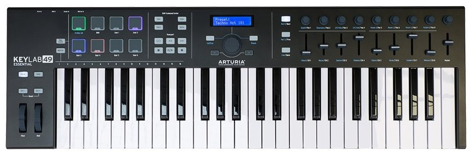 Hlavní obrázek MIDI keyboardy ARTURIA Keylab Essential 49 Black Edition
