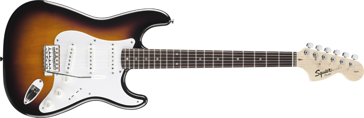 Hlavní obrázek ST - modely FENDER SQUIER Affinity Stratocaster®, Rosewood Fingerboard - Brown Sunburst