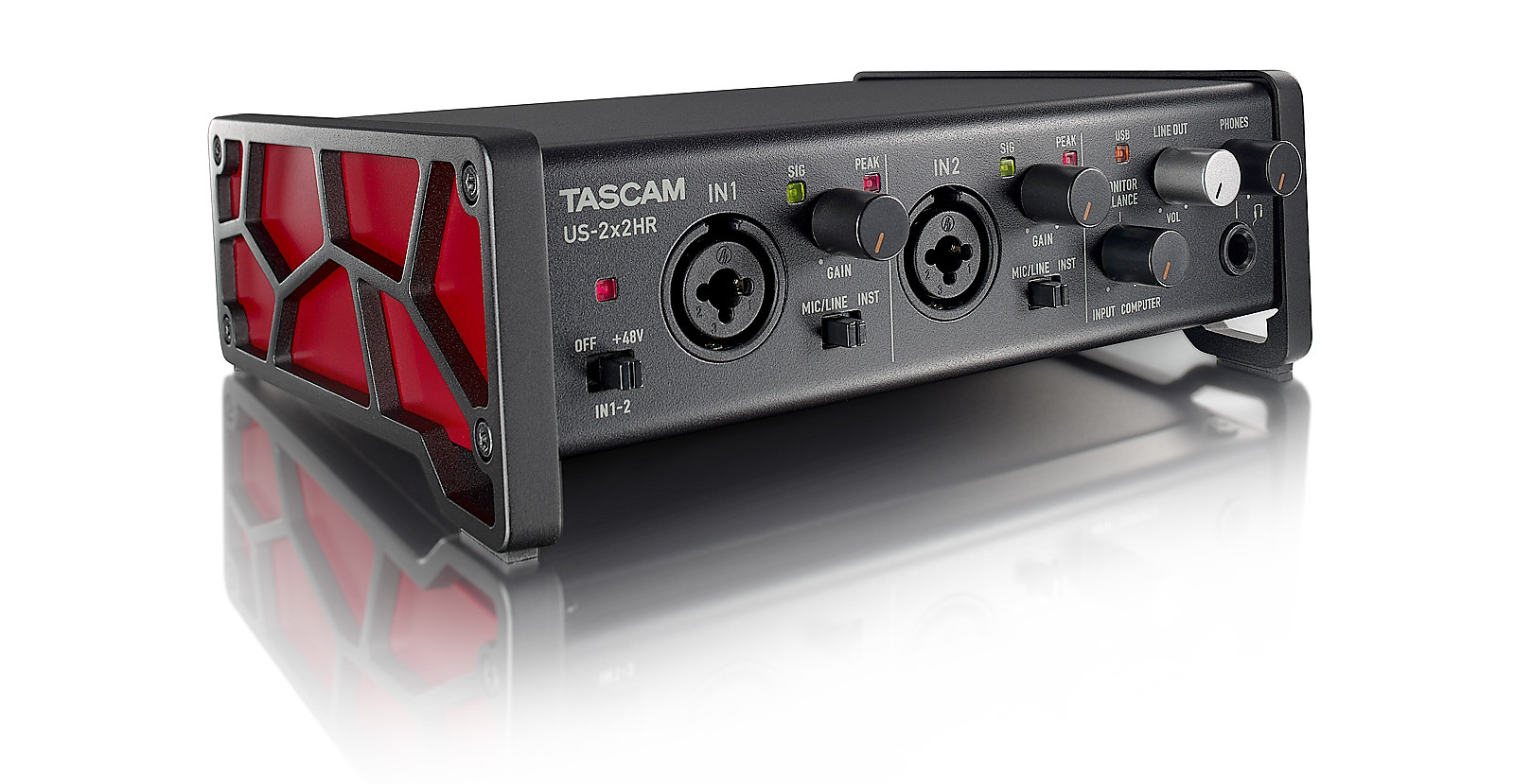 Hlavní obrázek USB zvukové karty TASCAM US-2x2HR
