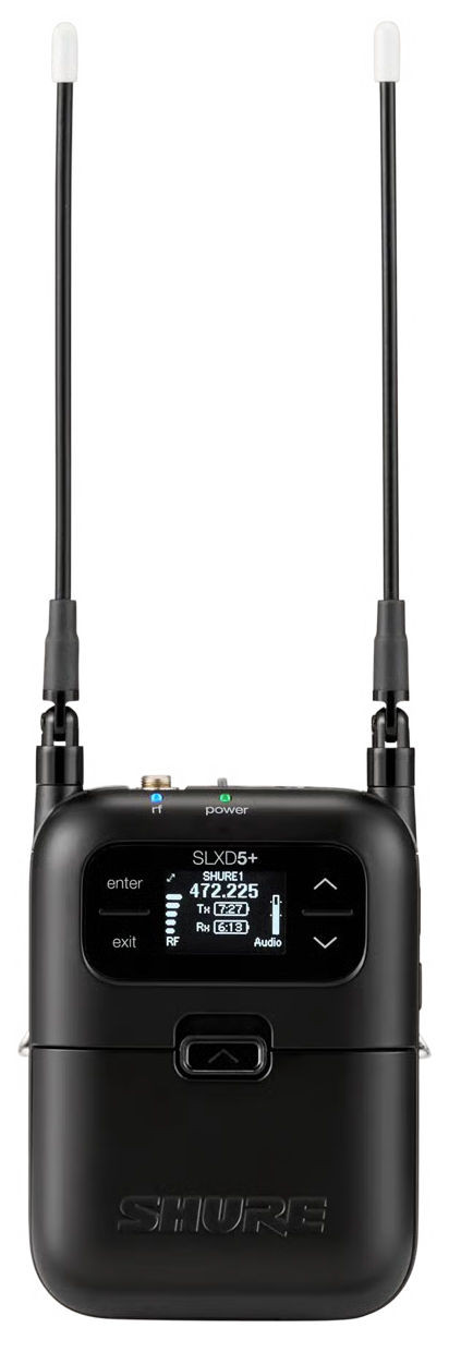 Galerijní obrázek č.1 S klopovým mikrofonem (lavalier) SHURE SLXD15+/85M-G65