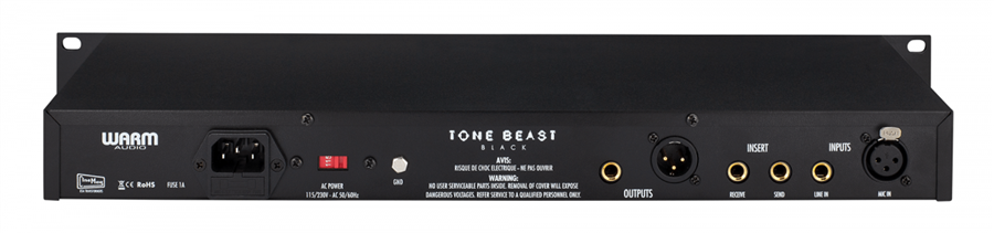 Galerijní obrázek č.2 Mikrofonní a linkové předzesilovače WARM AUDIO TB12 Tone Beast Black