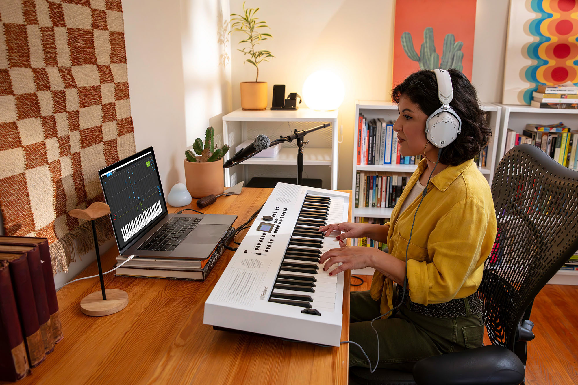 Galerijní obrázek č.6 Keyboardy/Klávesy/Kontrolery ROLAND GO:KEYS 5 - White