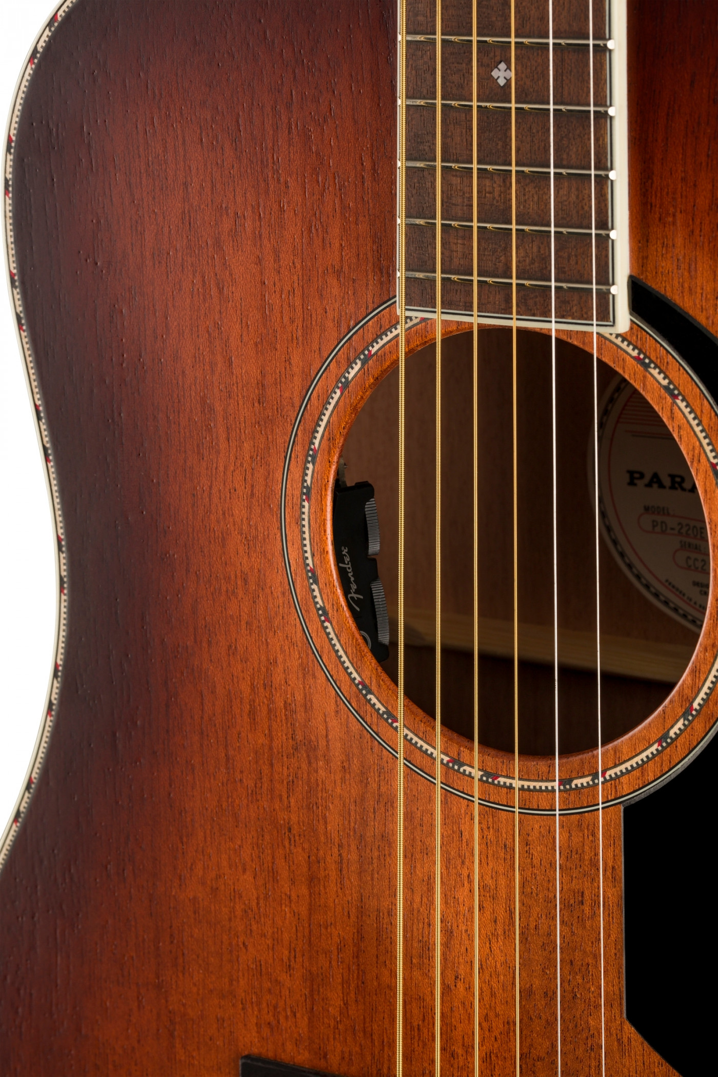 Galerijní obrázek č.4 Dreadnought FENDER PD-220E Dreadnought - Aged Cognac Burst