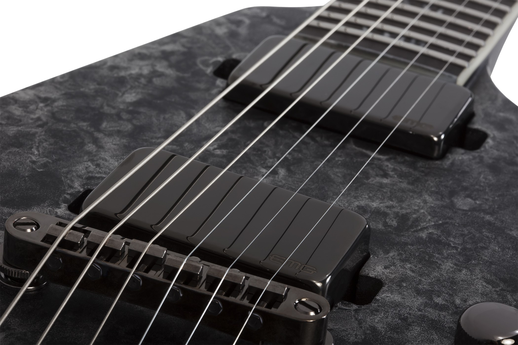 Galerijní obrázek č.4 Hard&heavy SCHECTER Juan of the Dead V-1 - Satin Black Reign