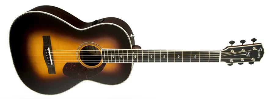 Hlavní obrázek Další tvary FENDER PM-2 Deluxe Parlor Vintage Sunburst