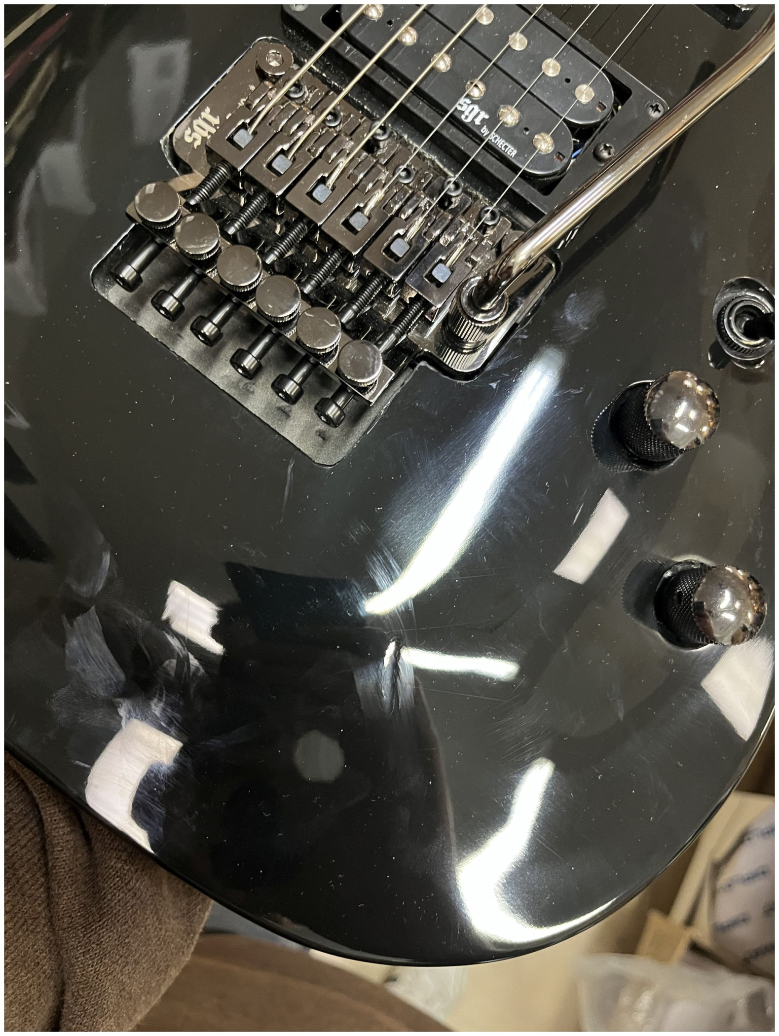 Galerijní obrázek č.7 Elektrické kytary SCHECTER SGR C-1 FR Gloss Black C-stock