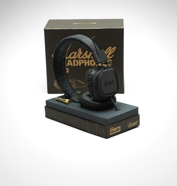 Galerijní obrázek č.5 Mobilní sluchátka (náhlavní a špunty) MARSHALL Major Pitch Black