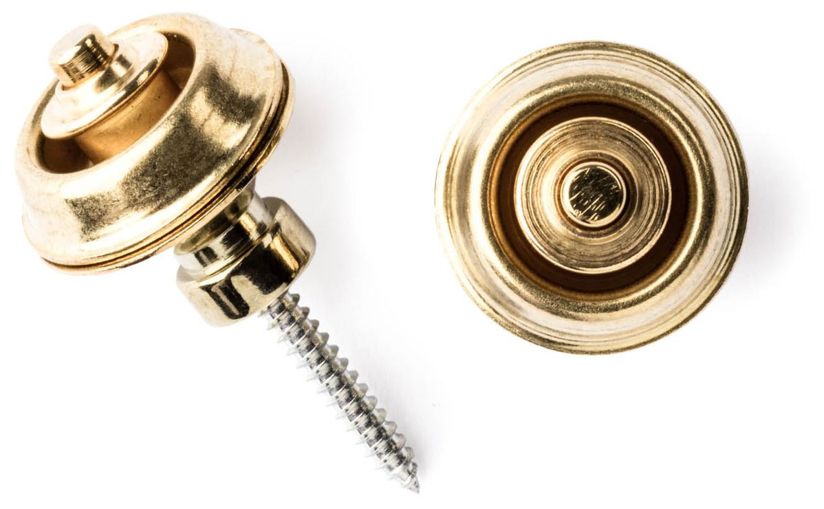 Galerijní obrázek č.1 Příslušenství DUNLOP Straplok Strap Retainers Traditional - Brass