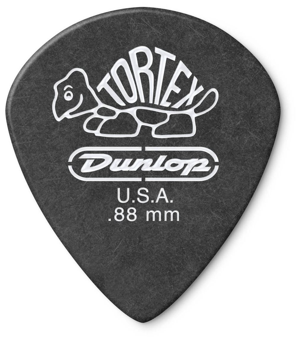 Hlavní obrázek Tvrdost  0.88 DUNLOP Tortex Pitch Black Jazz III Pick .88mm - 12 ks