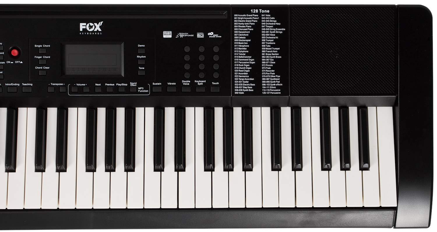 Galerijní obrázek č.6 Keyboardy s dynamikou FOX 168 BK