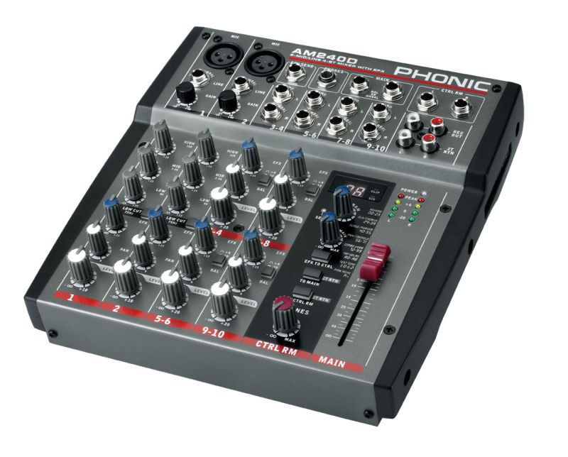 Galerijní obrázek č.1 Mixážní pulty s efektem PHONIC AM 240D