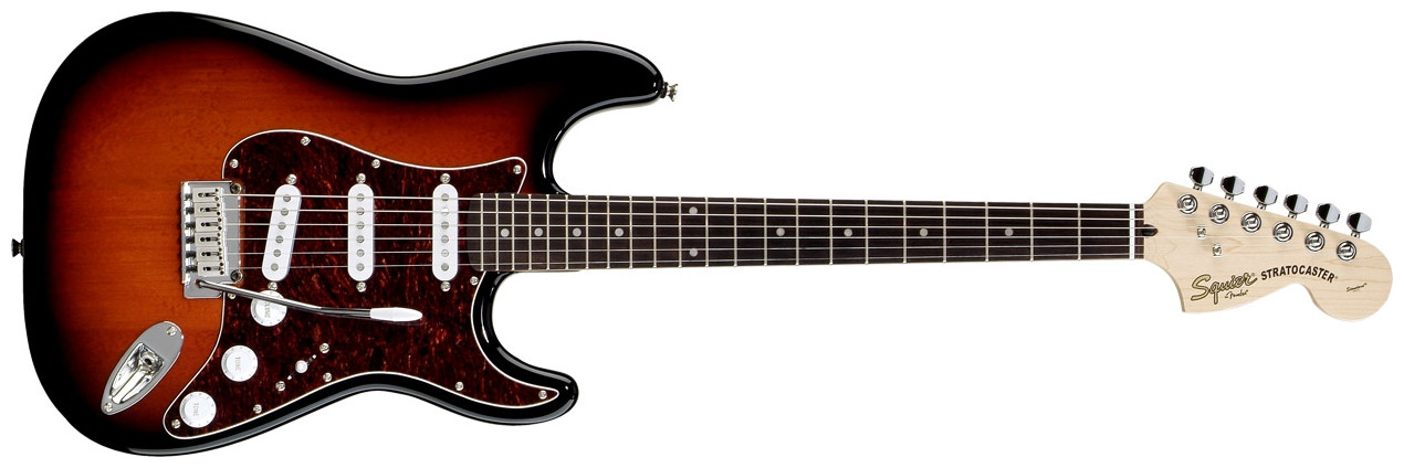 Hlavní obrázek ST - modely FENDER SQUIER Standard Stratocaster® Rosewood Fretboard, Antique Burst