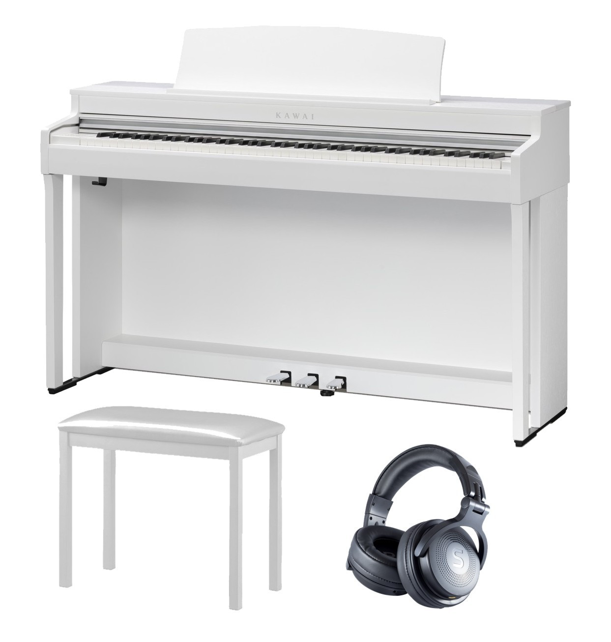 Hlavní obrázek Klávesy KAWAI CN301W Set - Premium Satin White