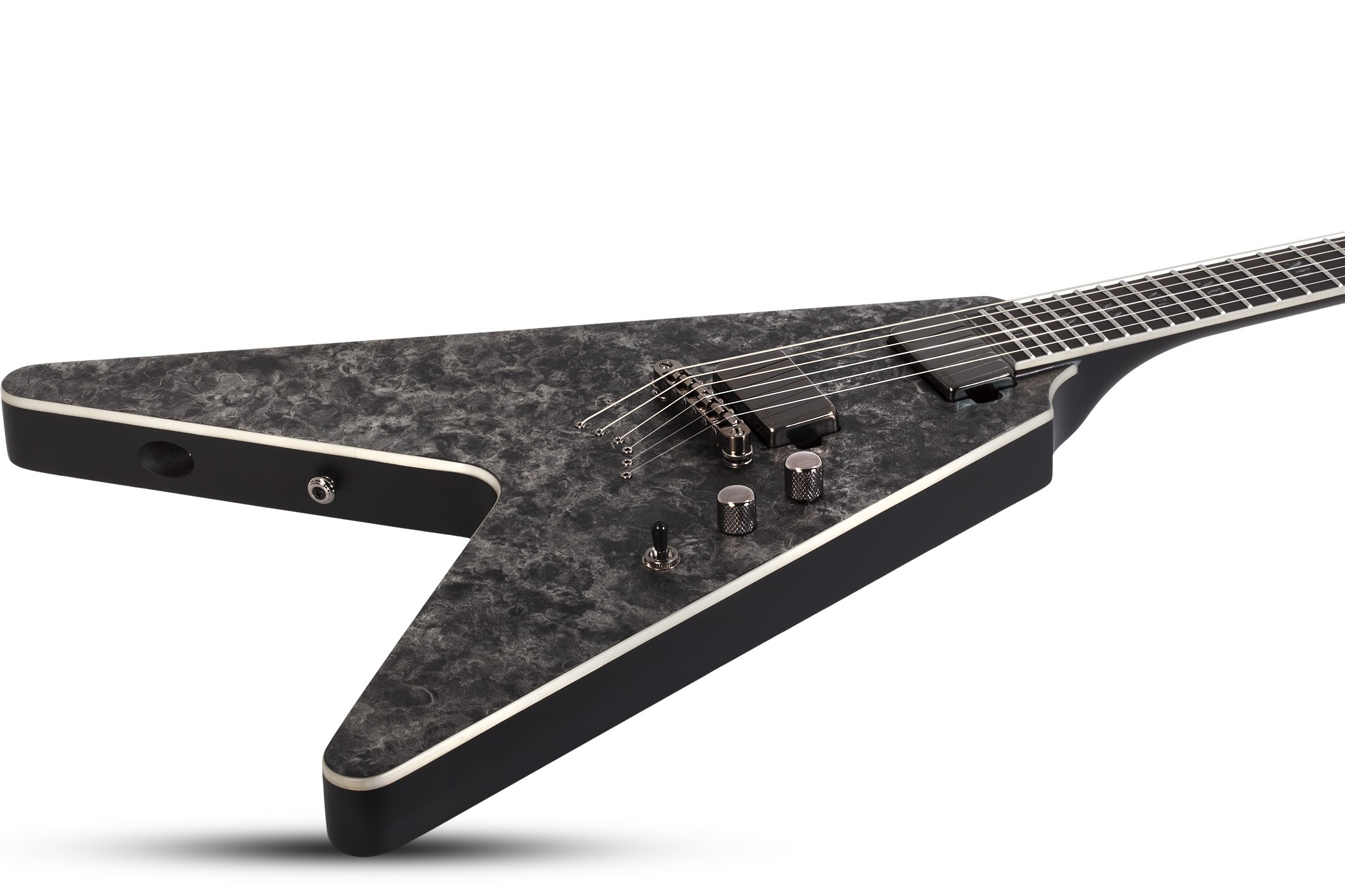 Galerijní obrázek č.3 Hard&heavy SCHECTER Juan of the Dead V-1 - Satin Black Reign