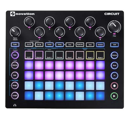 Hlavní obrázek MIDI kontrolery NOVATION Circuit
