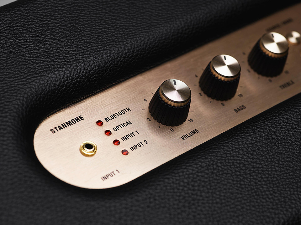 Galerijní obrázek č.2 Mobilní a bateriově napájené reproboxy MARSHALL Stanmore Black