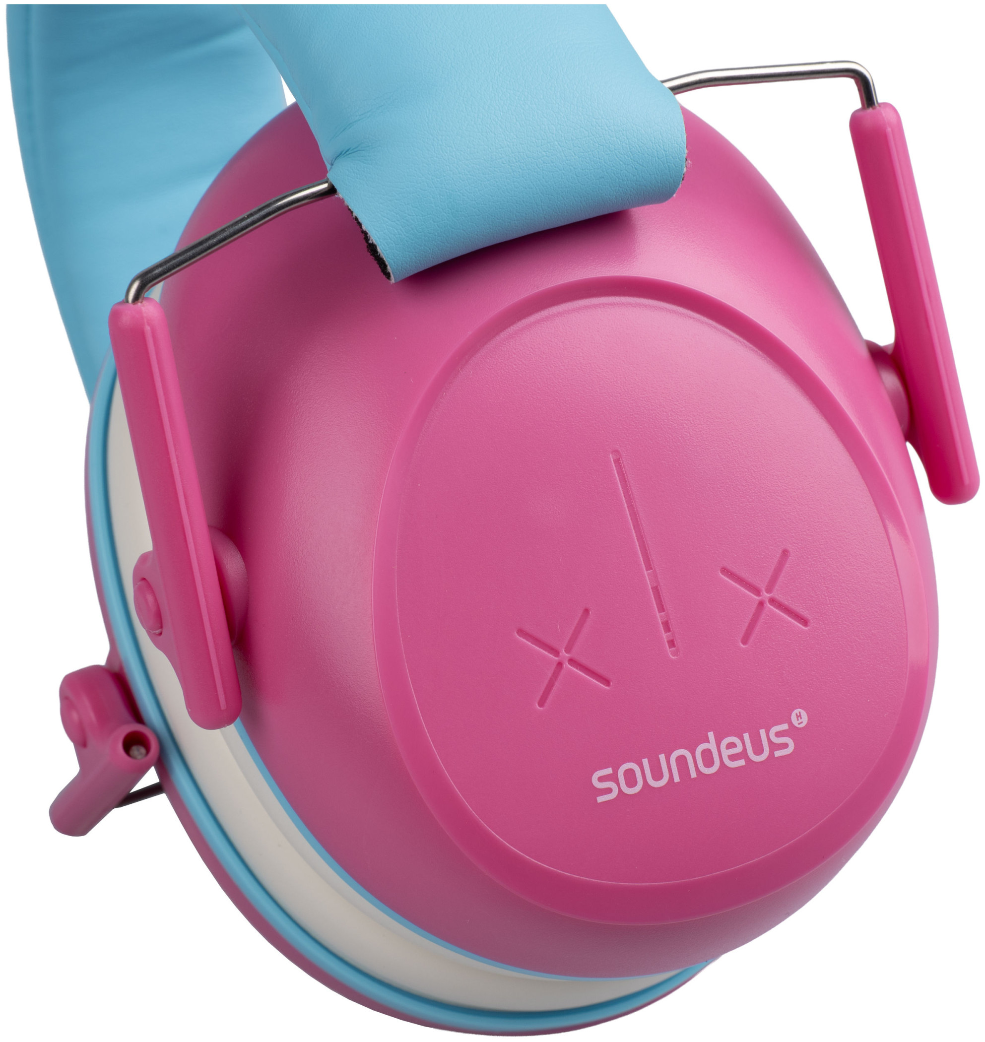 Galerijní obrázek č.2 Ochrana sluchu SOUNDEUS HearProtect P1-K5 Billie Kids Ear muffs - Pink