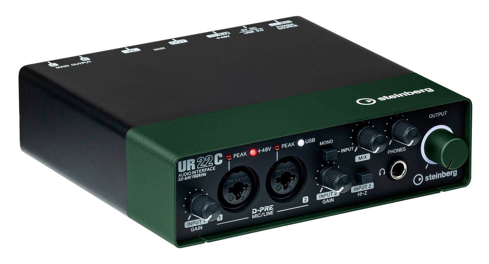 Hlavní obrázek USB zvukové karty STEINBERG UR22C GN