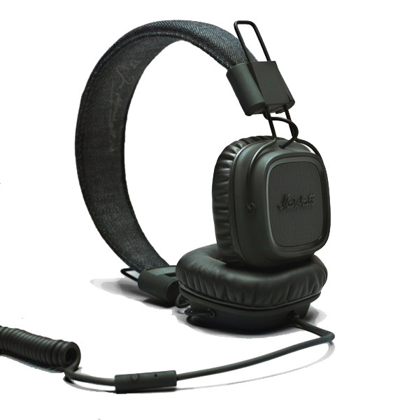 Hlavní obrázek Mobilní sluchátka (náhlavní a špunty) MARSHALL Major Pitch Black