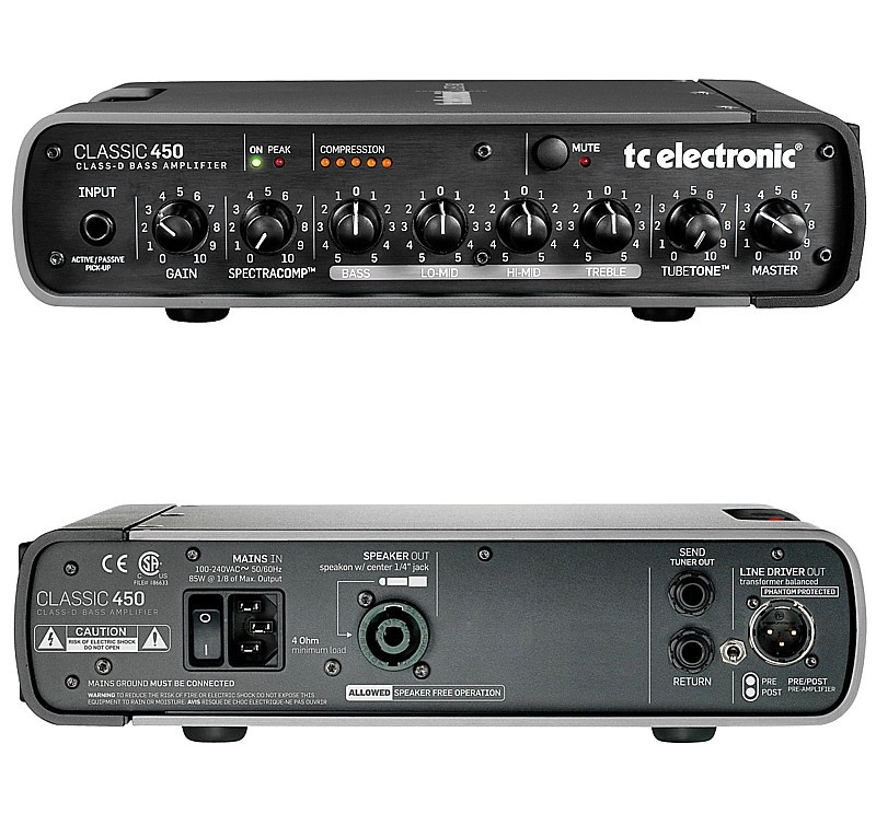 Galerijní obrázek č.1 Tranzistorové zesilovače TC ELECTRONIC Classic 450