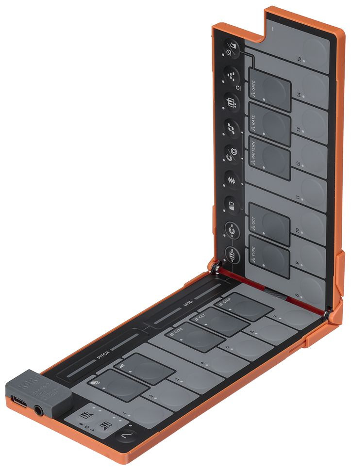 Hlavní obrázek MIDI keyboardy KORG nanoKEY Fold Lava Orange