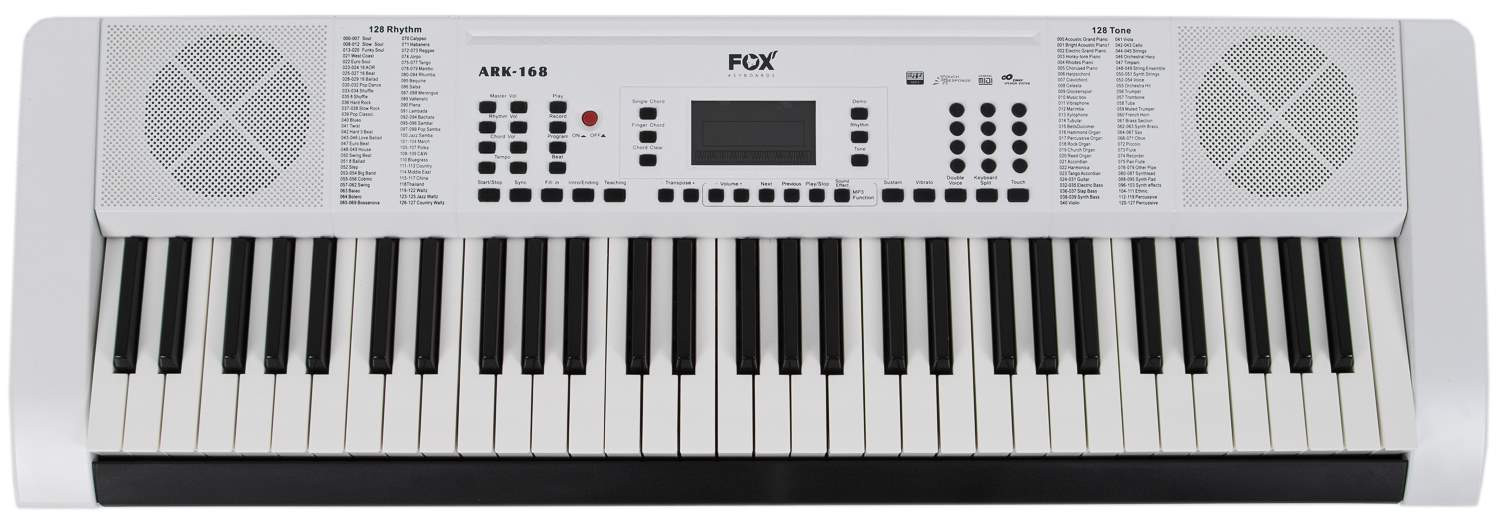 Hlavní obrázek Keyboardy s dynamikou FOX 168 WH