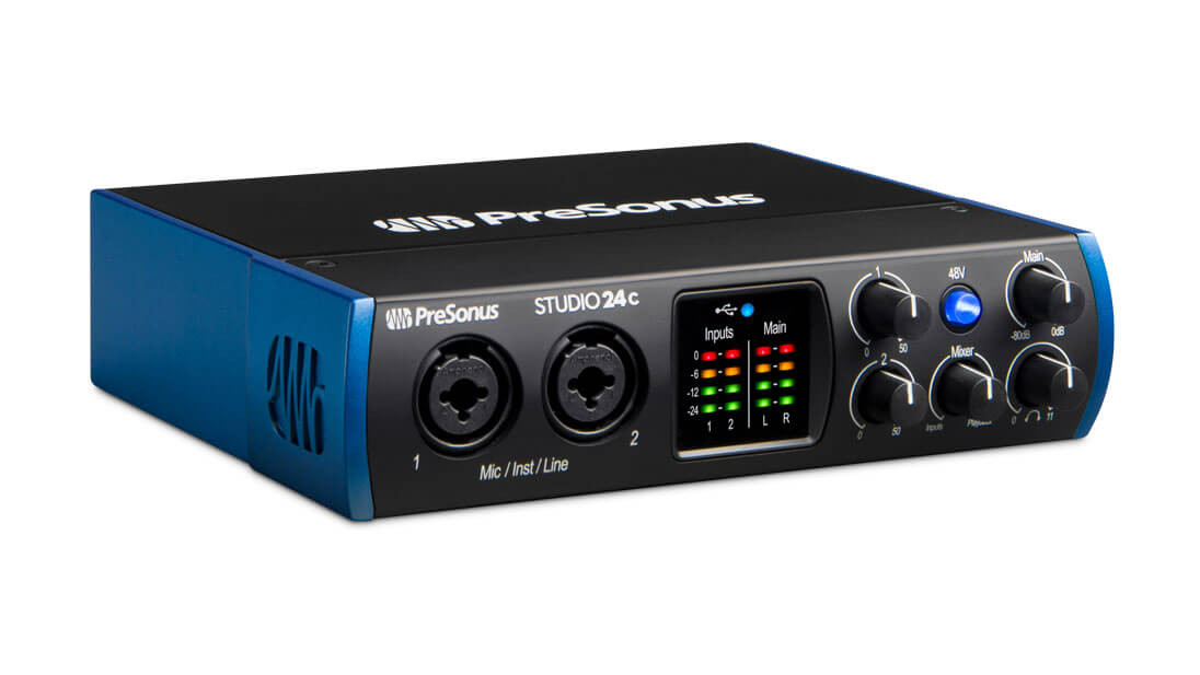 Galerijní obrázek č.1 USB zvukové karty PRESONUS Studio 24c