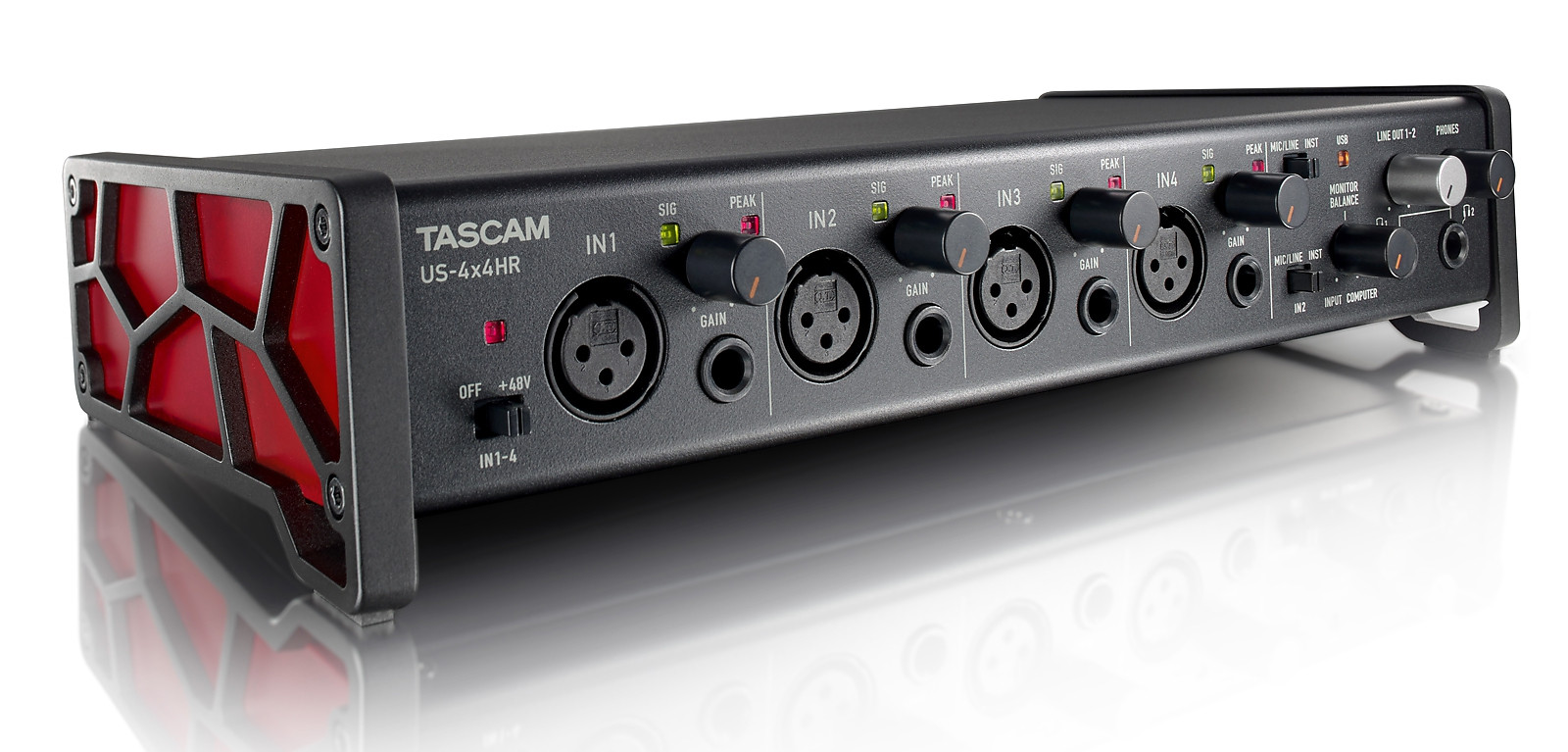 Hlavní obrázek USB zvukové karty TASCAM US-4x4HR