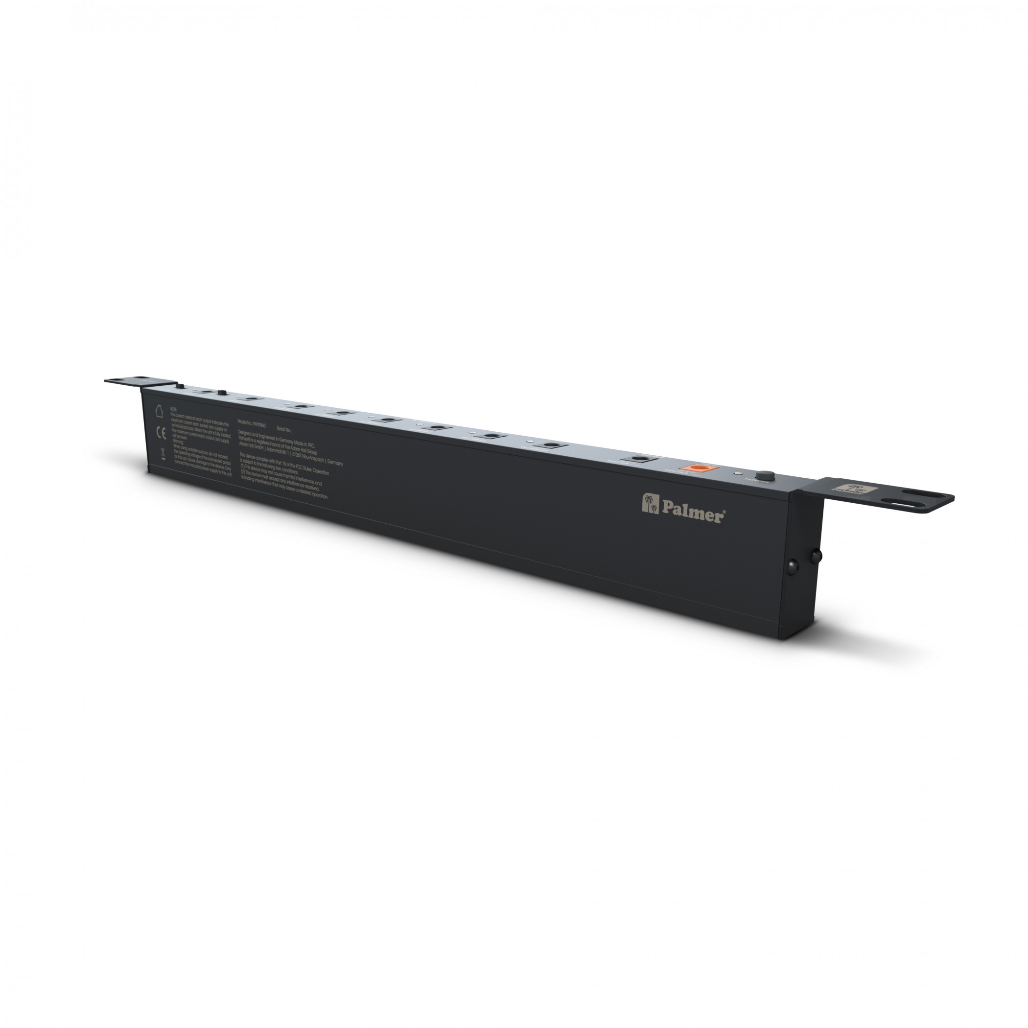 Galerijní obrázek č.2 Stabilizátory napětí, napájecí distributory a osvětlovací rackové moduly PALMER WT PB 40 RK