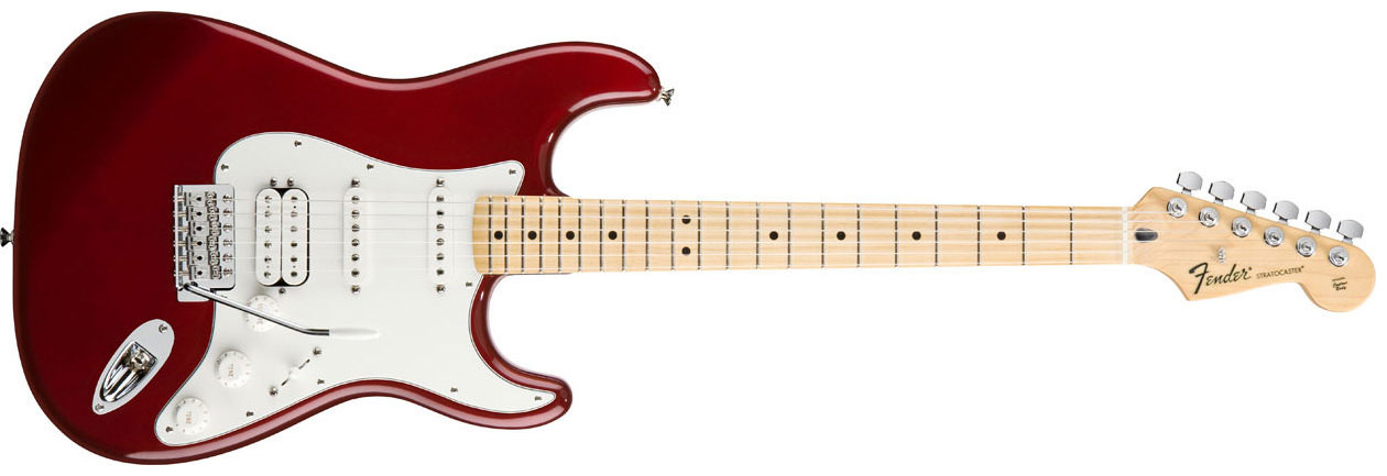 Hlavní obrázek ST - modely FENDER Standard Stratocaster® HSS, Maple Fingerboard, Candy Apple Red