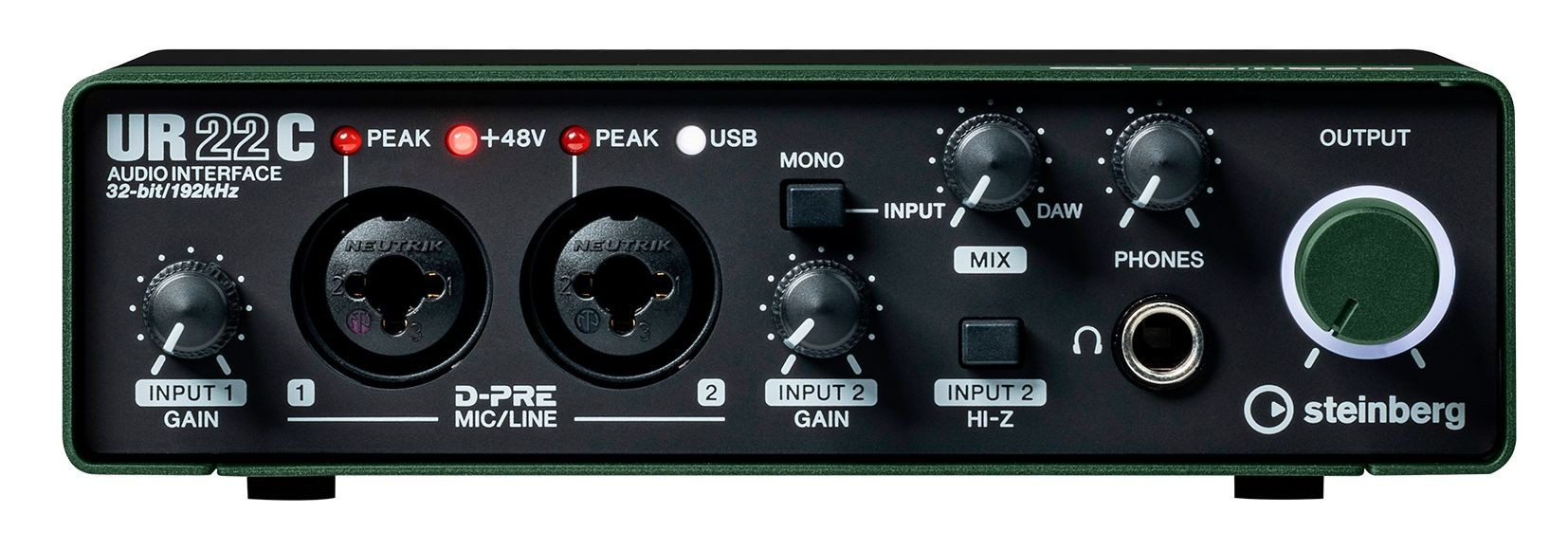 Galerijní obrázek č.2 USB zvukové karty STEINBERG UR22C GN
