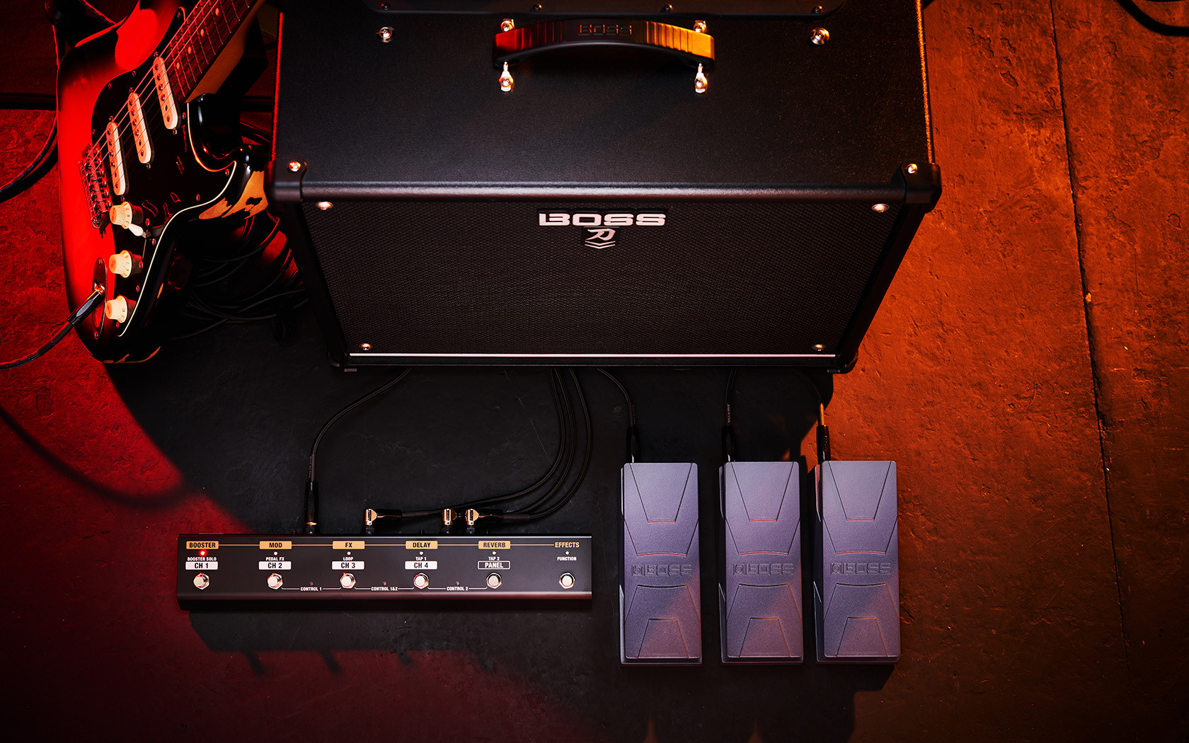 Galerijní obrázek č.6 Footswitche a přepínače BOSS GA-FC-EX