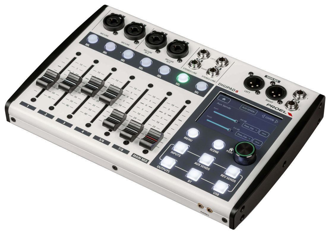 Galerijní obrázek č.7 Digitální mixpulty PROEL DIGIPAD8