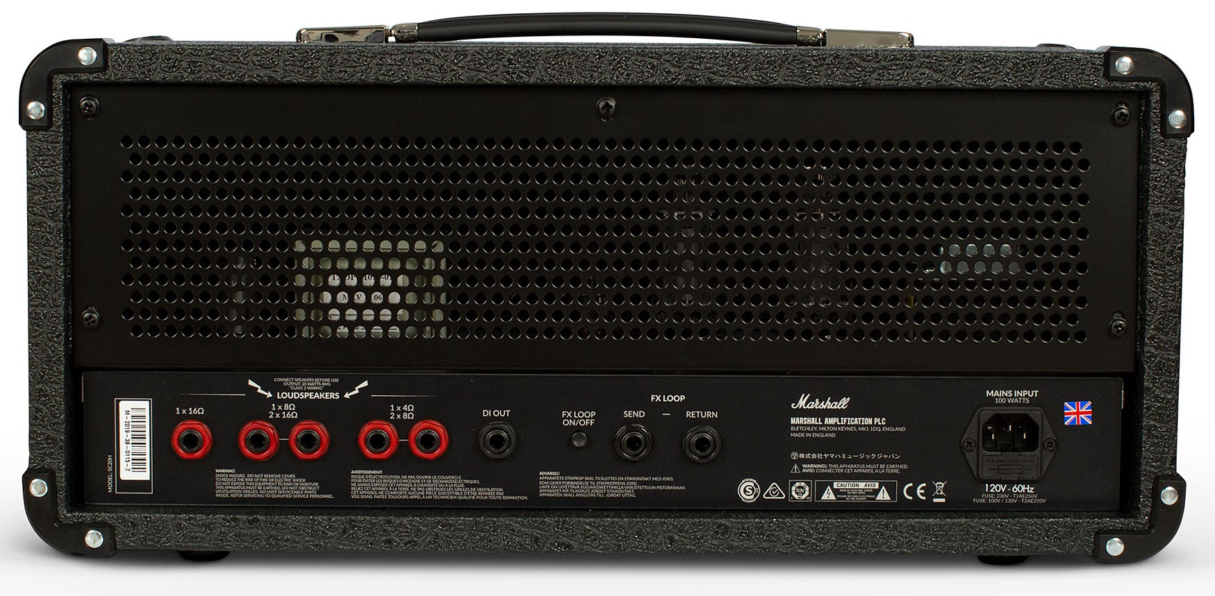 Galerijní obrázek č.1 Lampové zesilovače MARSHALL SC20H Stealth